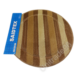 Коврик для ванной "SAIDTEX" ( св. коричневый)  диаметр 67 см - Оптовая продажа товаров для дома недорого в Екатеринбурге в компании Юнитрейд